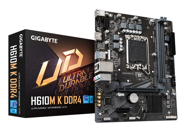 Gigabyte H610M K DDR4 Micro-ATX LGA1700 sokkel Intel H610 Express