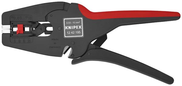 Automatisk afisoleringstang MultiStrip 10, 0,03 - 10 mm², 195 mm - Knipex