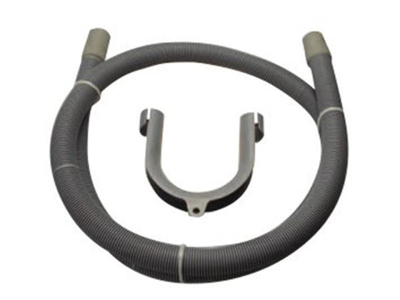 Afløbsslange 1500 mm med 19/22 mm gummimuffer til vask/opvaskemaskine - Netlager