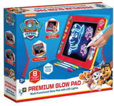 Glow Pad tegnetavle med LED-lys og tilbehør – Paw Patrol