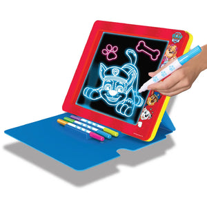 Glow Pad tegnetavle med LED-lys og tilbehør – Paw Patrol