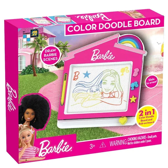 Magnetisk tegnetavle til børn med stempler – Barbie
