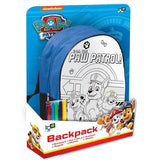 Rygsæk med mal selv Paw Patrol til børn – inkl. 5 tusser, 26x37 cm, 3+ år – Paw Patrol