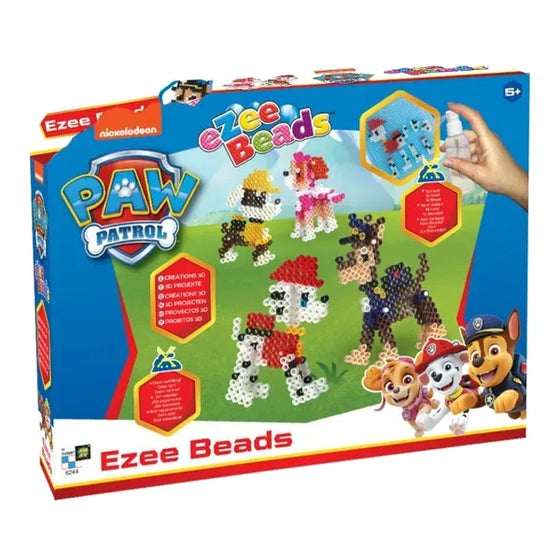 Lav egne Paw Patrol 3D-figurer uden strygning – 1300 perler, sprayflaske | Paw Patrol