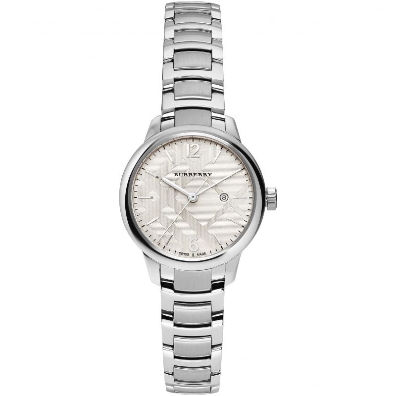 dameur sølv The Classic rustfrit stål Burberry Bu10108