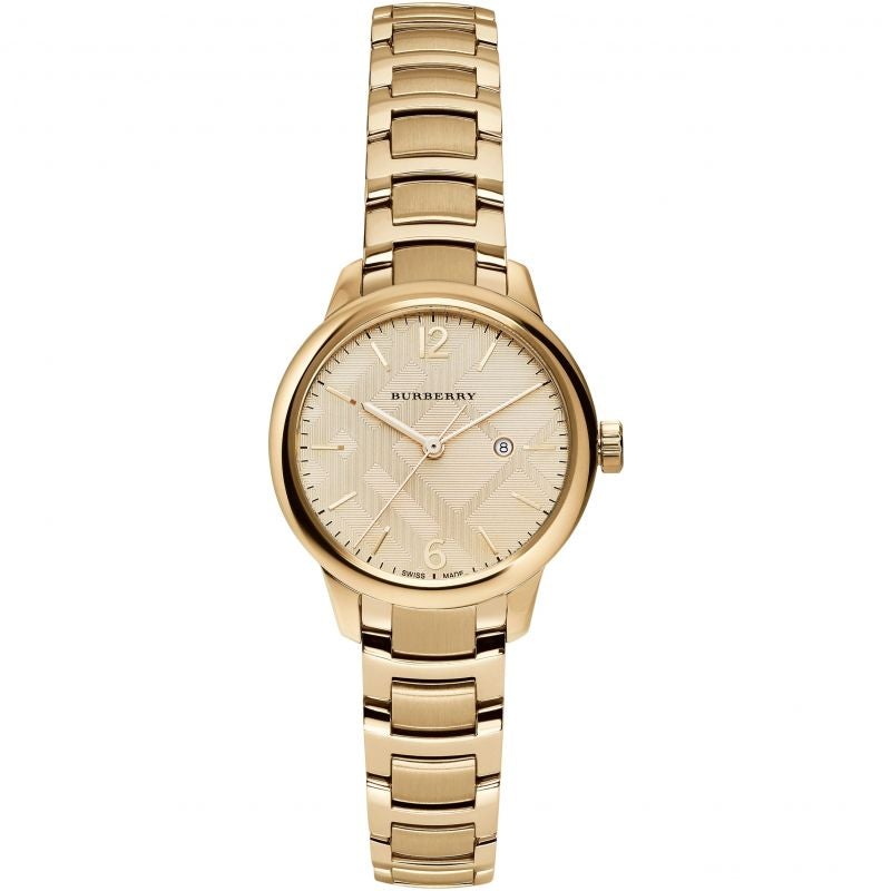 dameur guld The Classic rustfrit stål Burberry Bu10109