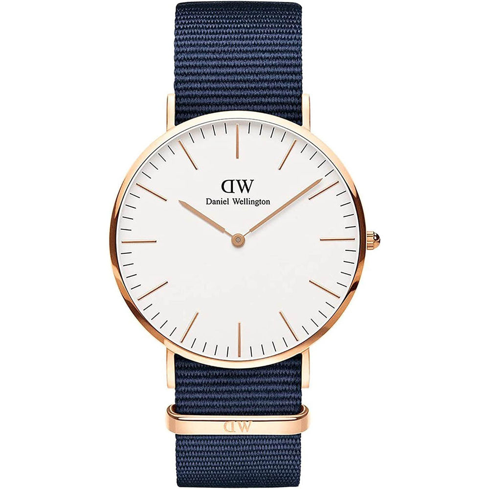 Daniel Wellington Classic Bayswater hvidt herreur Dw00600275