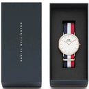 Daniel Wellington Classic Cambridge hvidt herreur Dw00600003