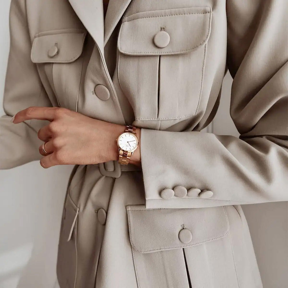 Daniel Wellington Iconic Link roseguld dameur Dw00600211