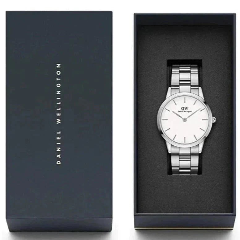 Daniel Wellington Iconic Link sølv herreur Dw00600341