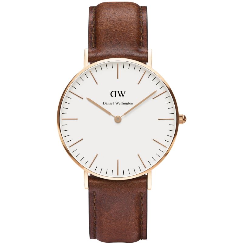 Daniel Wellington herreur brun Classic St Mawes Dw00100035