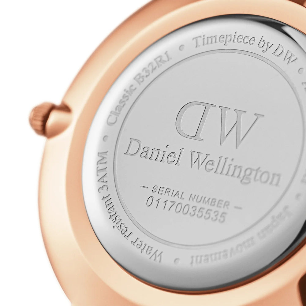 Daniel Wellington Petite Sheffield sort dameur Dw00600224