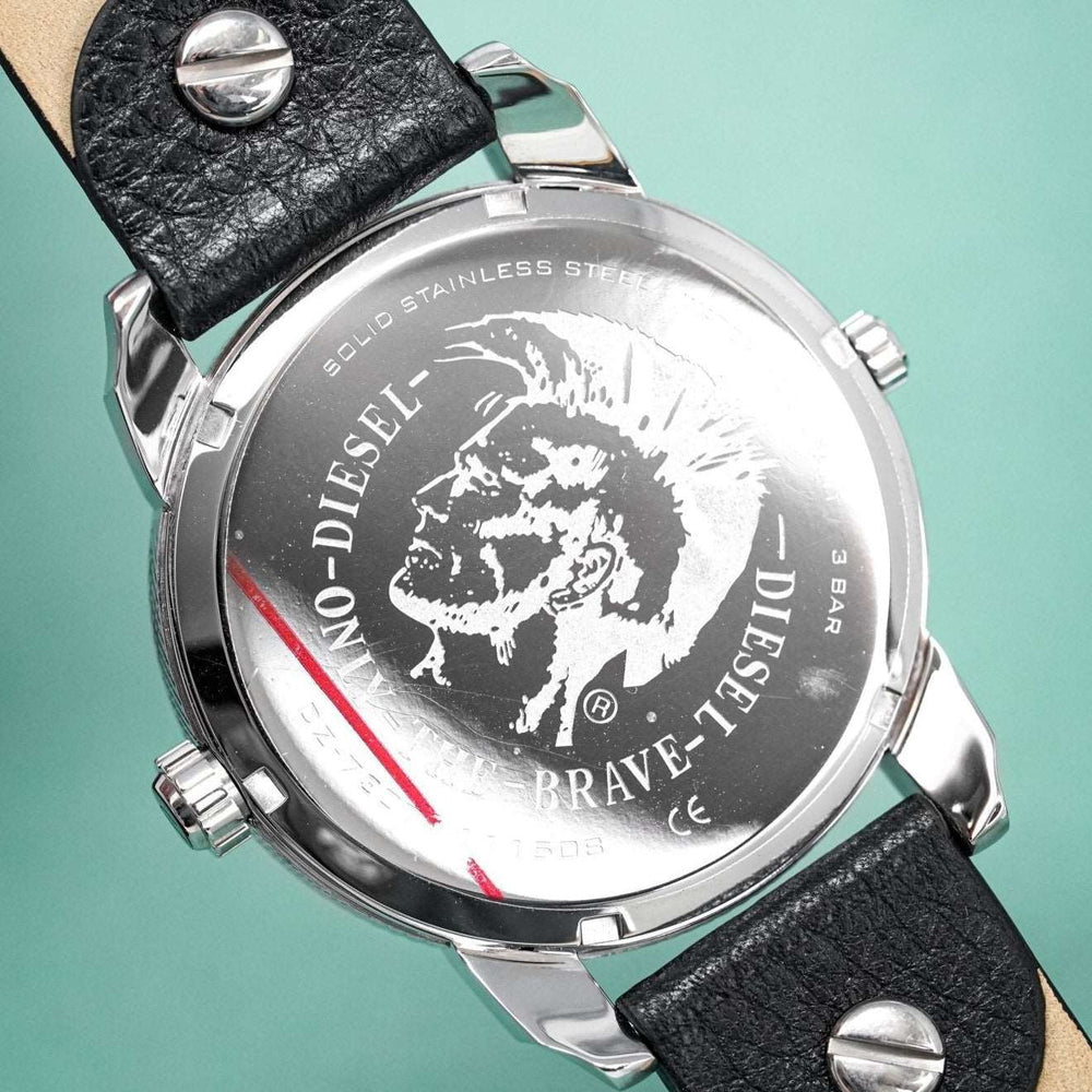 Diesel Dz7307 Men S Mini Daddy sølv sort ur