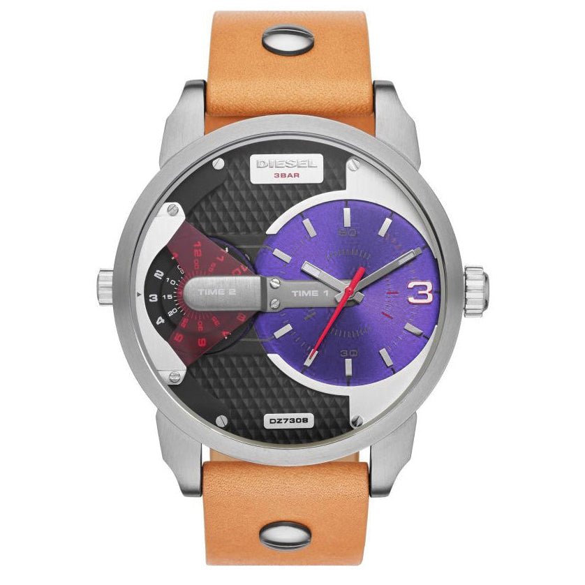 Diesel Dz7308 Men S Mini Daddy blåt ur