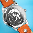 Diesel Dz7309 Men S Mini Daddy sølv brunt ur