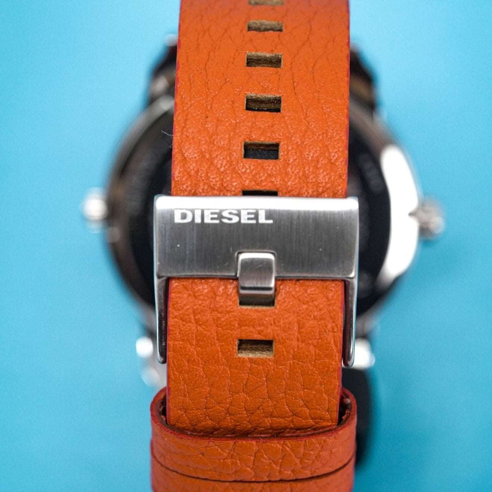 Diesel Dz7309 Men S Mini Daddy sølv brunt ur