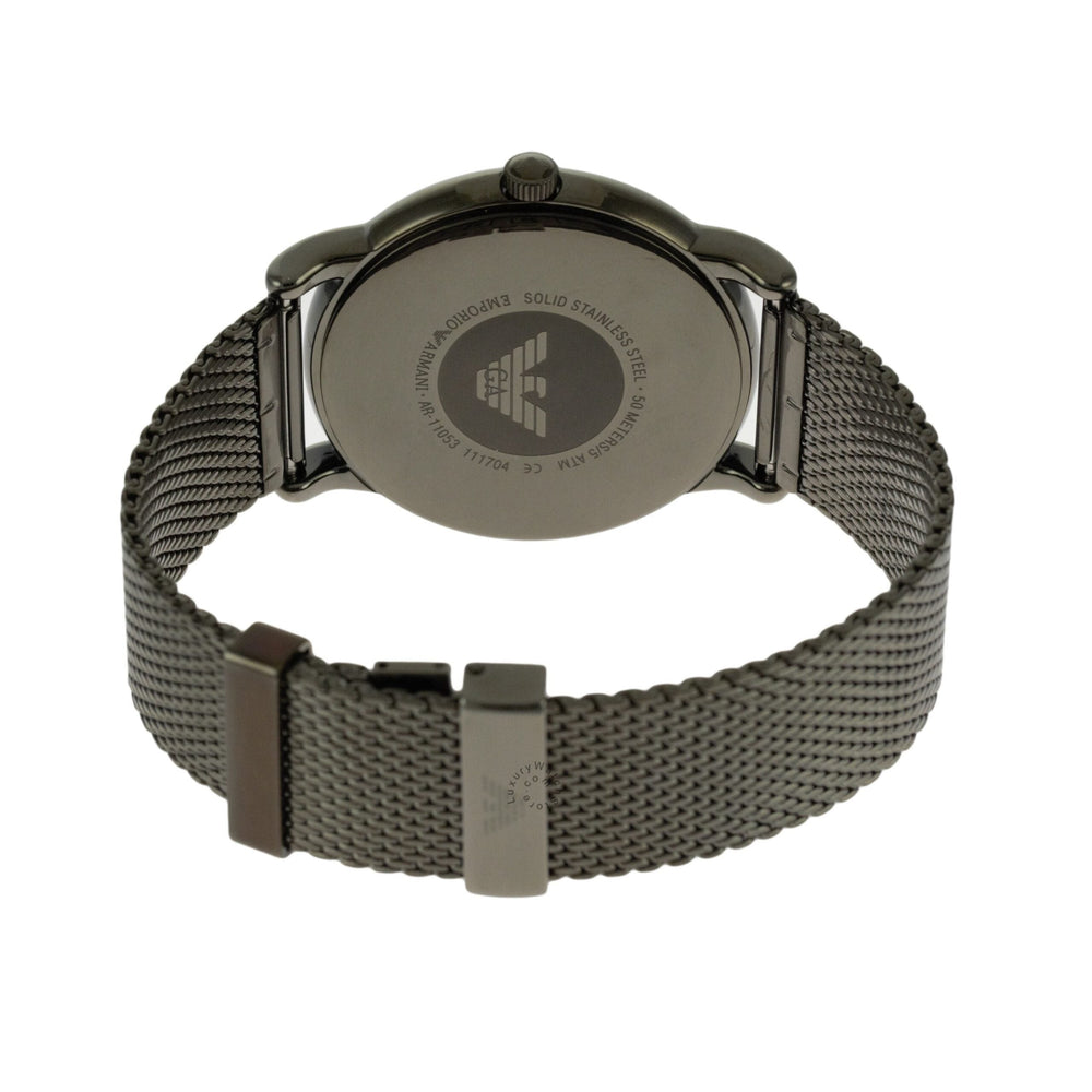 Emporio Armani Ar11053 Men S Gunmetal ur