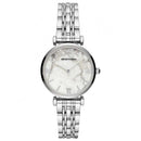 Emporio Armani Ar11170 dameur sølv hvid Marble