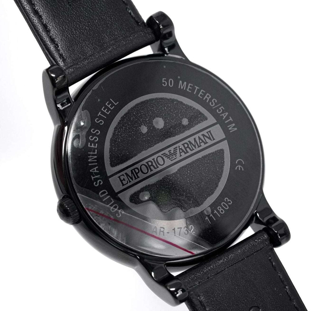 Emporio Armani Ar1732 Men S Classic ur med sort PVD-belægning