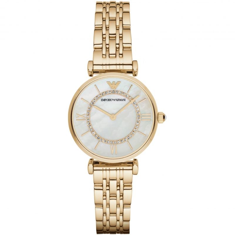 Emporio Armani Ar1907 dameur Mother Of Pearl guld