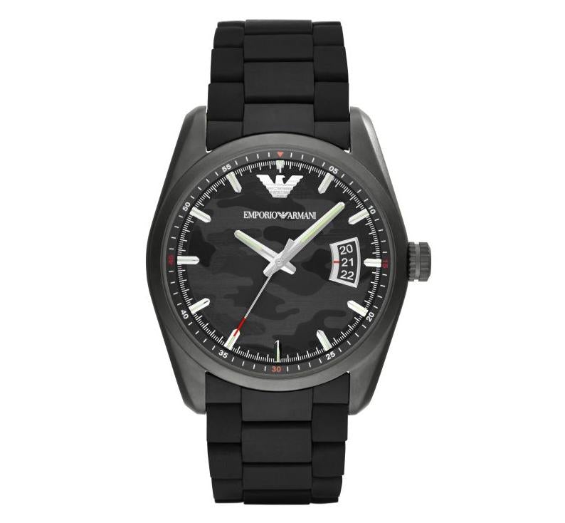 Emporio Armani Ar6052 Men S Camouflage sort ur