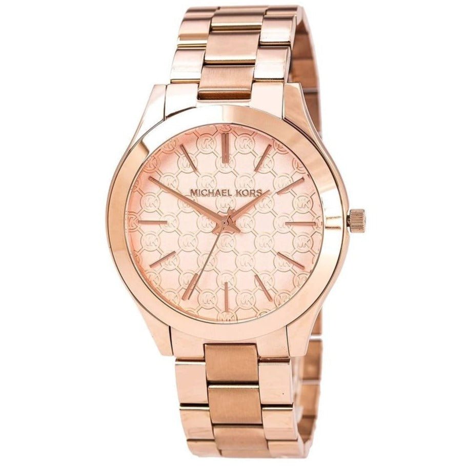 Michael Kors Mk3336 dameur Slim Runway roseguld Motif