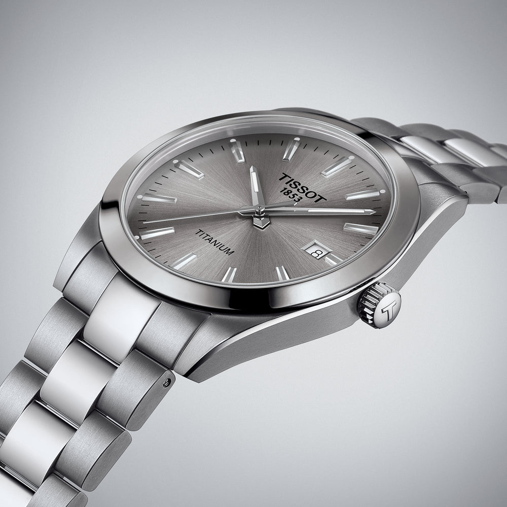 Tissot Gentleman Titanium gråt herreur T127.410.44.081.00