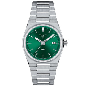 Tissot PRX 35mm Unisex grønt ur T137.210.11.081.00