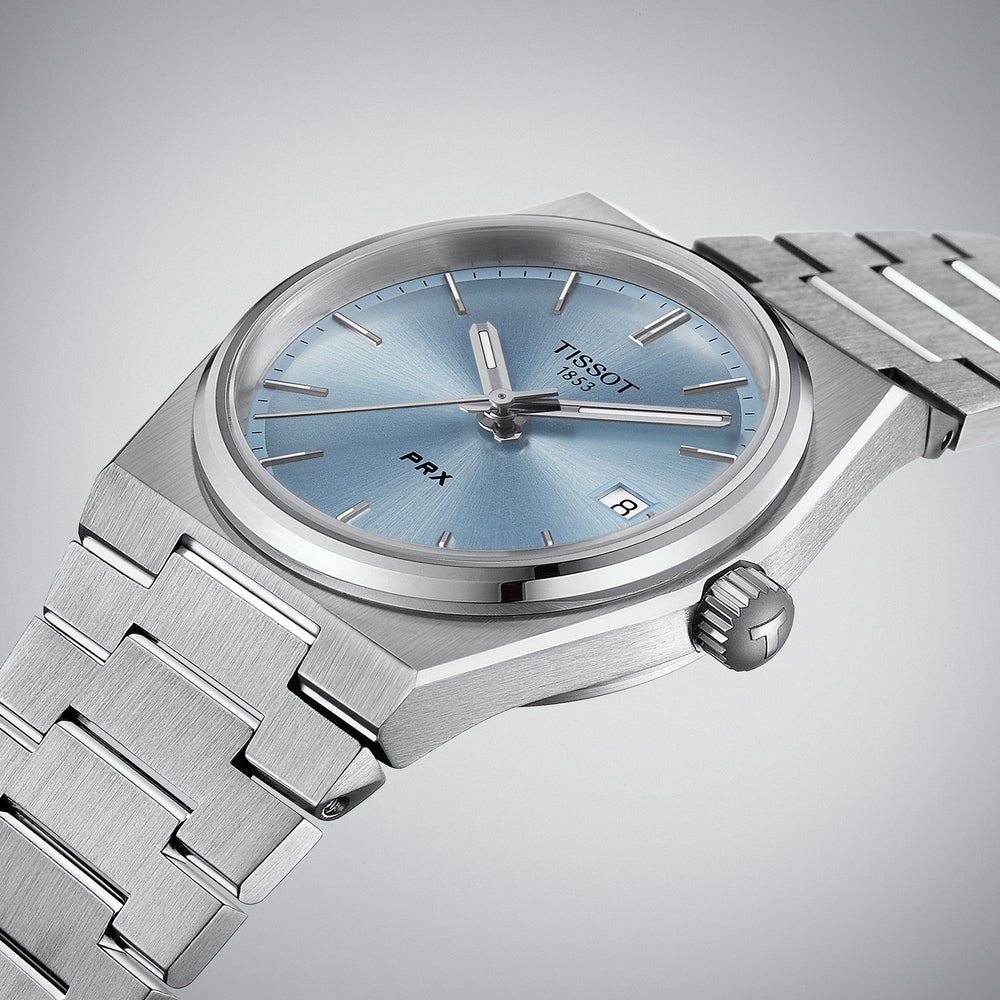 Tissot PRX 35mm Unisex Light blåt ur T137.210.11.351.00