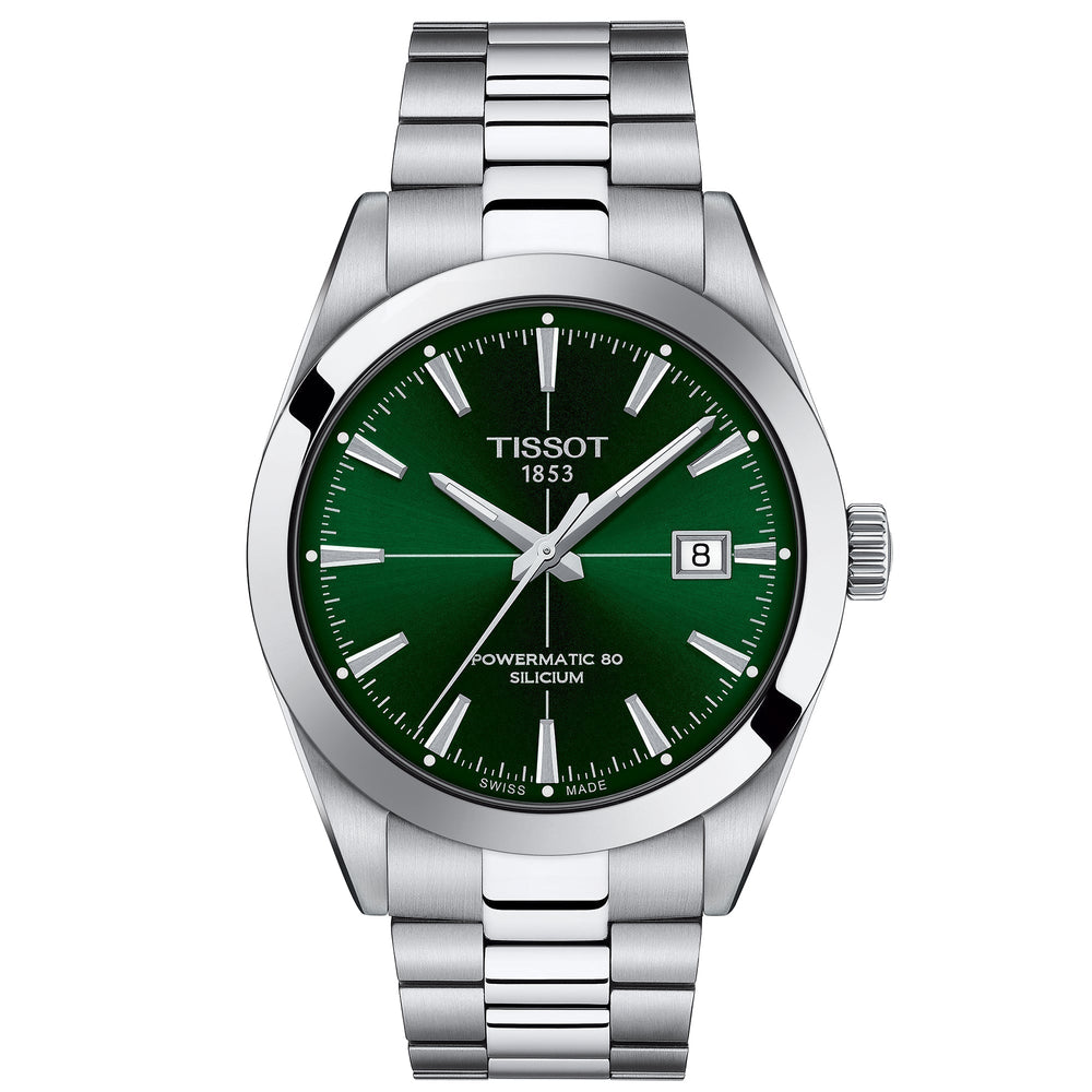 Tissot Gentleman Powermatic 80 Silicium grønt herreur T127.407.11.091.01