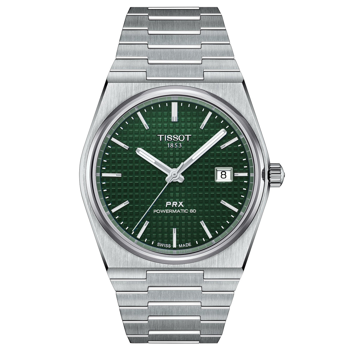 TISSOT PRX POWERMATIC 80 GRØN T137.407.11.091.00