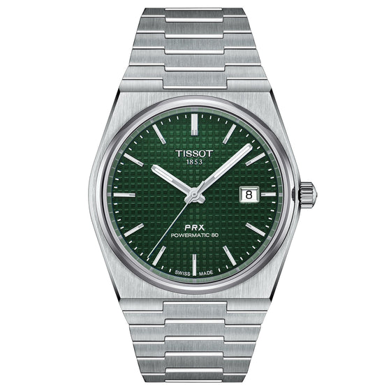 TISSOT PRX POWERMATIC 80 GRØN T137.407.11.091.00