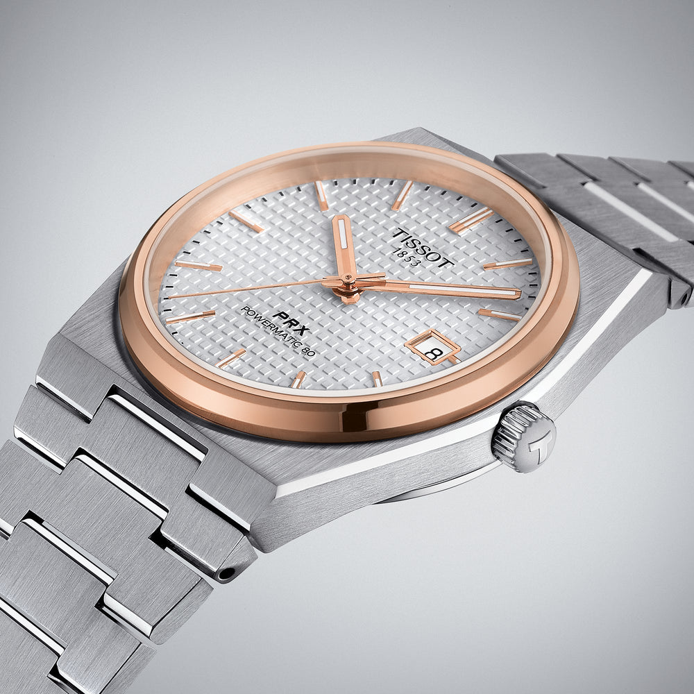Tissot PRX Powermatic 80 sølv herreur T137.407.21.031.00
