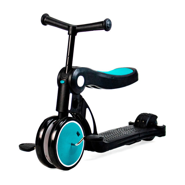 Asalvo Trehjulet cykel 5 i 1 Ride and role, Aqua