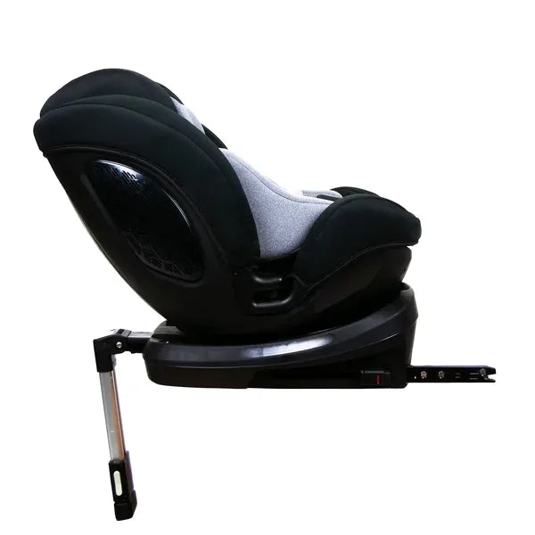 Autostol 0-18 kg 360° roterbar i-Size ISOFIX Dickens, Sort - Asalvo