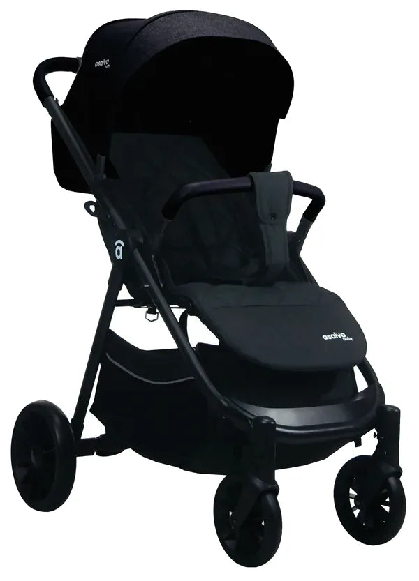 Trio klapvogn sæt (klapvogn+lift+autostol 0+) Sort – Asalvo