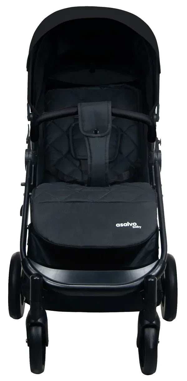 Trio klapvogn sæt (klapvogn+lift+autostol 0+) Sort – Asalvo