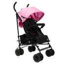 Klapvogn Tokio Justerbar – Pink – Asalvo