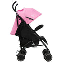 Klapvogn Tokio Justerbar – Pink – Asalvo