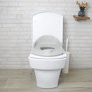 3-i-1 børnetoilet med trin og foldbar pottestol, justerbar højde og håndtag – Asalvo