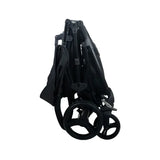 Tvillinge Klapvogn Double Bro Justerbar – Sort – Asalvo