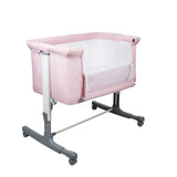 Bedside Crib Mini Calm Kompakt – Pink – Asalvo