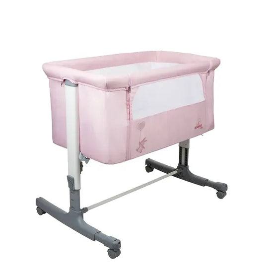 Bedside Crib Mini Calm Kompakt – Pink – Asalvo