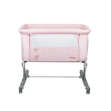 Bedside Crib Mini Calm Kompakt – Pink – Asalvo