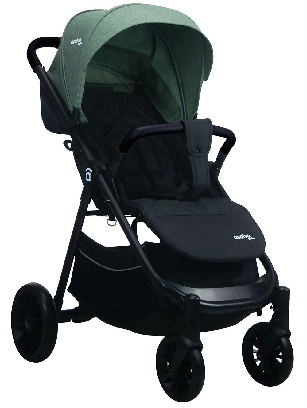 Klapvogn Travel System Ecuador Justerbar – Oliven – Asalvo