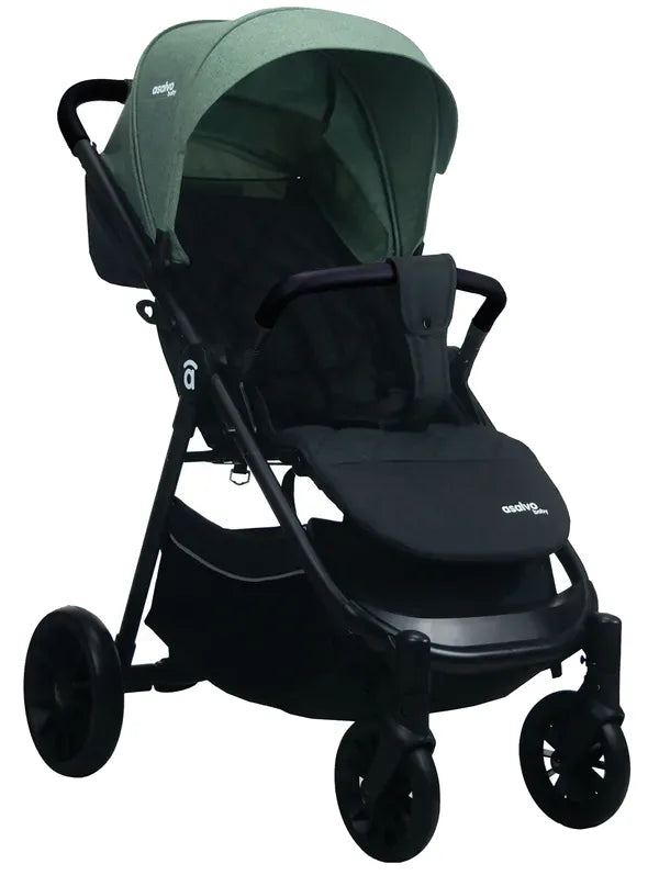 Klapvogn Travel System Ecuador Justerbar – Oliven – Asalvo