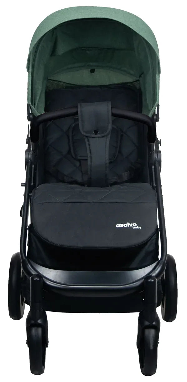 Klapvogn Travel System Ecuador Justerbar – Oliven – Asalvo
