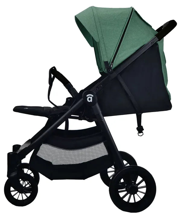 Klapvogn Travel System Ecuador Justerbar – Oliven – Asalvo