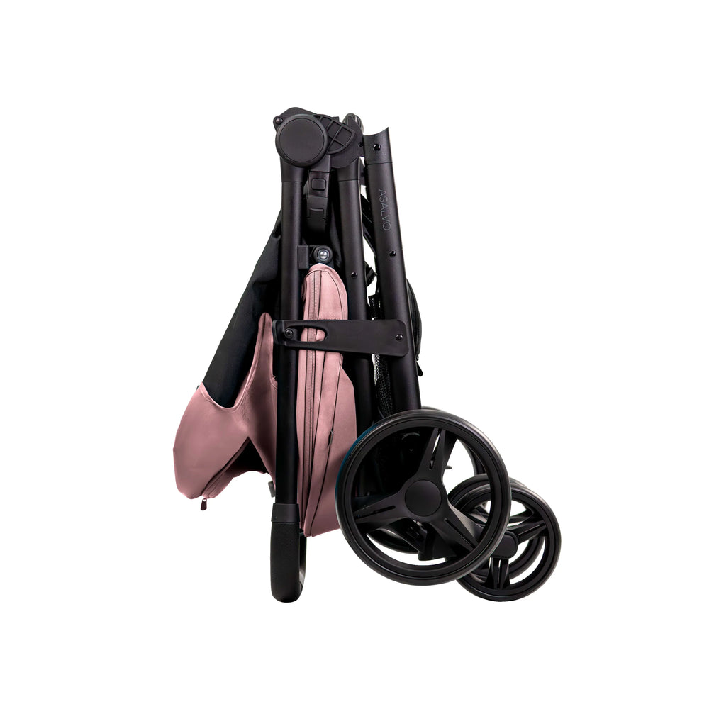 Klapvogn Iconic Justerbar – Pink – Asalvo