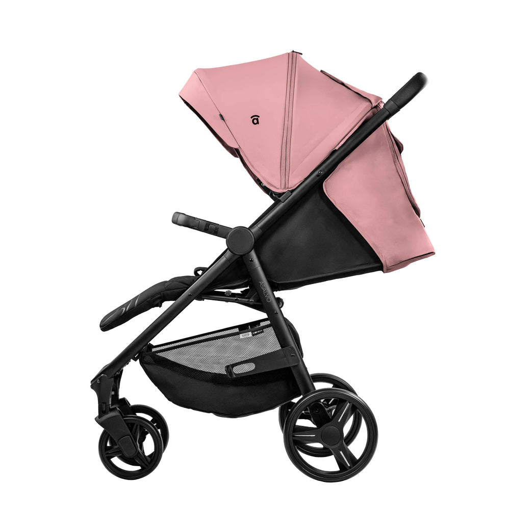 Klapvogn Iconic Justerbar – Pink – Asalvo